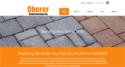 Desktop Screenshot of obererconstructionco.com